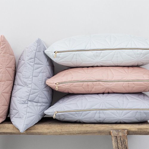 Coussin rectangulaire - Rose pâle